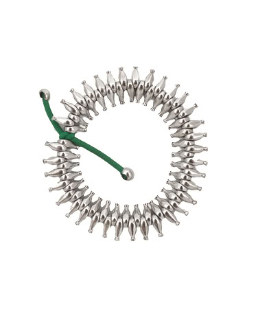 NENUPHAR RUBBER BAND IN SILVER