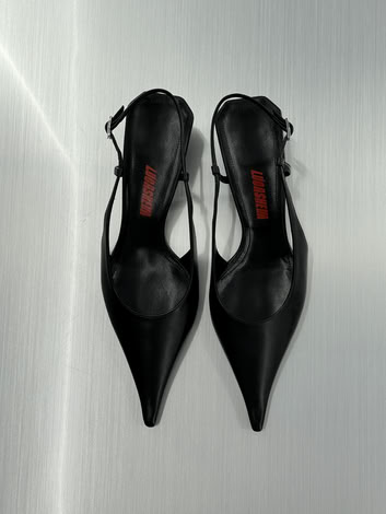 NIKA BLACK NAPPA LEATHER PUMPS 