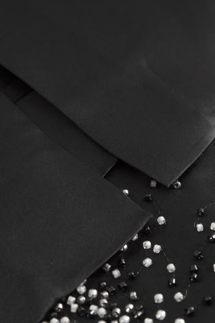 NURI SILK SKIRT IN BLACK