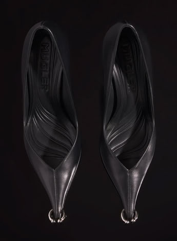 PIERCING PUMP NAPPA BLACK 