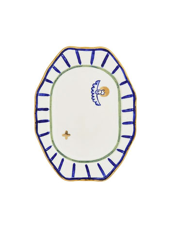 RABBIT BUTTER DISH MULTI