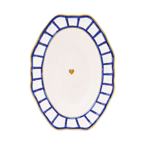 OVAL SOUP PLATE RABBIT AW25 MULTI