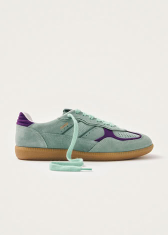 RIFE LEATHER SNEAKERS IN BLUE