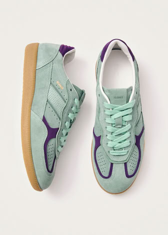 RIFE LEATHER SNEAKERS IN BLUE