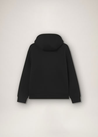 SCUBA HOODED SWEATSHIRT BLACK