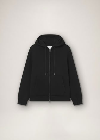 SCUBA HOODED SWEATSHIRT BLACK