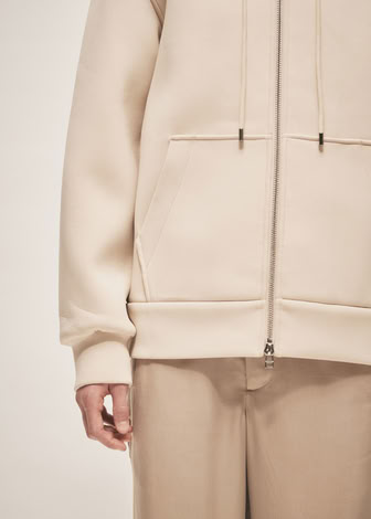 SCUBA HOODED SWEATERSHIRT LIGHT KHAKI