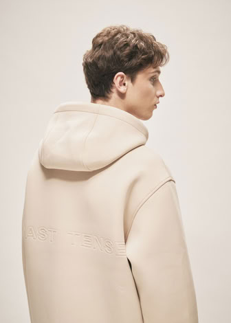 SCUBA HOODED SWEATERSHIRT LIGHT KHAKI