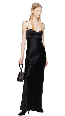 SEASHELL BRA DRESS BLACK