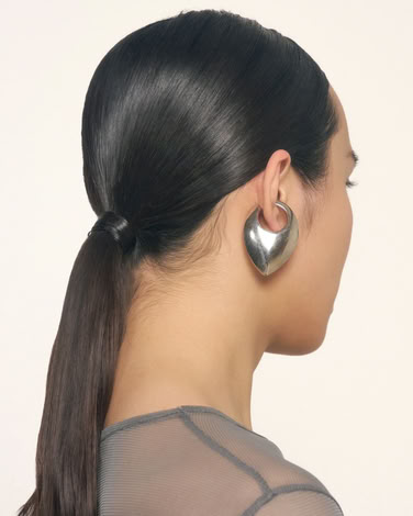 SPADA DROP EAR CUFF IN SILVER