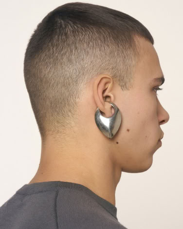 SPADA DROP EAR CUFF IN SILVER