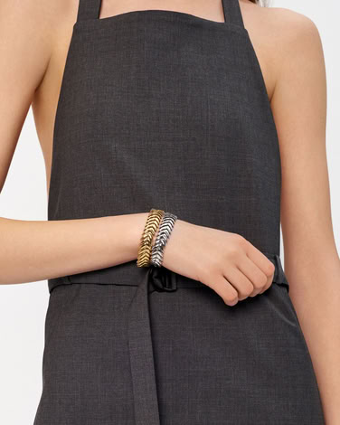 SPIKELET BRACELET IN GOLD