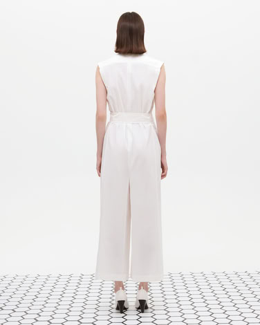 SQUARE JUMPSUIT IVORY