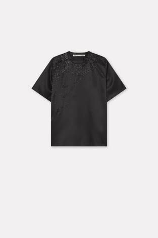 TOSHI SILK TOP IN BLACK