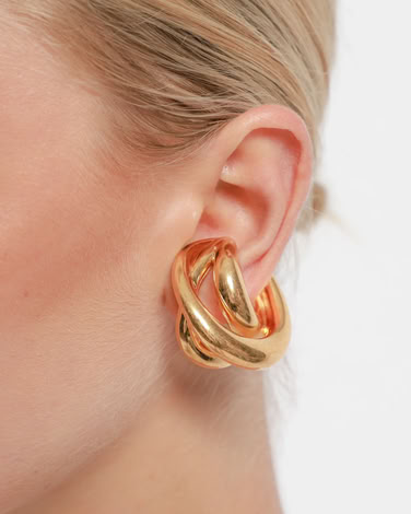 TRIPTYCH EAR CUFF IN GOLD