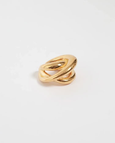 TRIPTYCH EAR CUFF IN GOLD