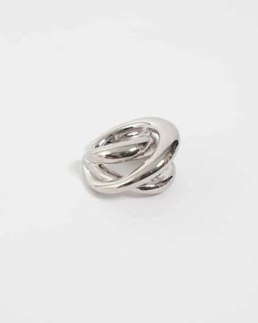 TRIPTYCH EAR CUFF IN SILVER