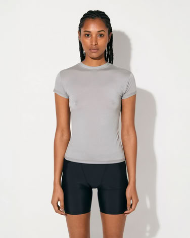 W - T-SHIRT SHORT SLEEVE  LIGHTWEIGHT IN CEMENT 