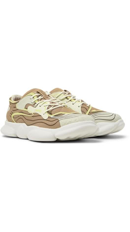 WOMEN'S KARST MULTICOLOR SNEAKERS IN BEIGE 