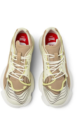 WOMEN'S KARST MULTICOLOR SNEAKERS IN BEIGE 