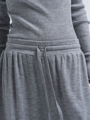 WOLLEN BARBERA IN GREY MELANGE