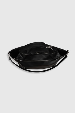ZIP SHOULDER BAG BLACK