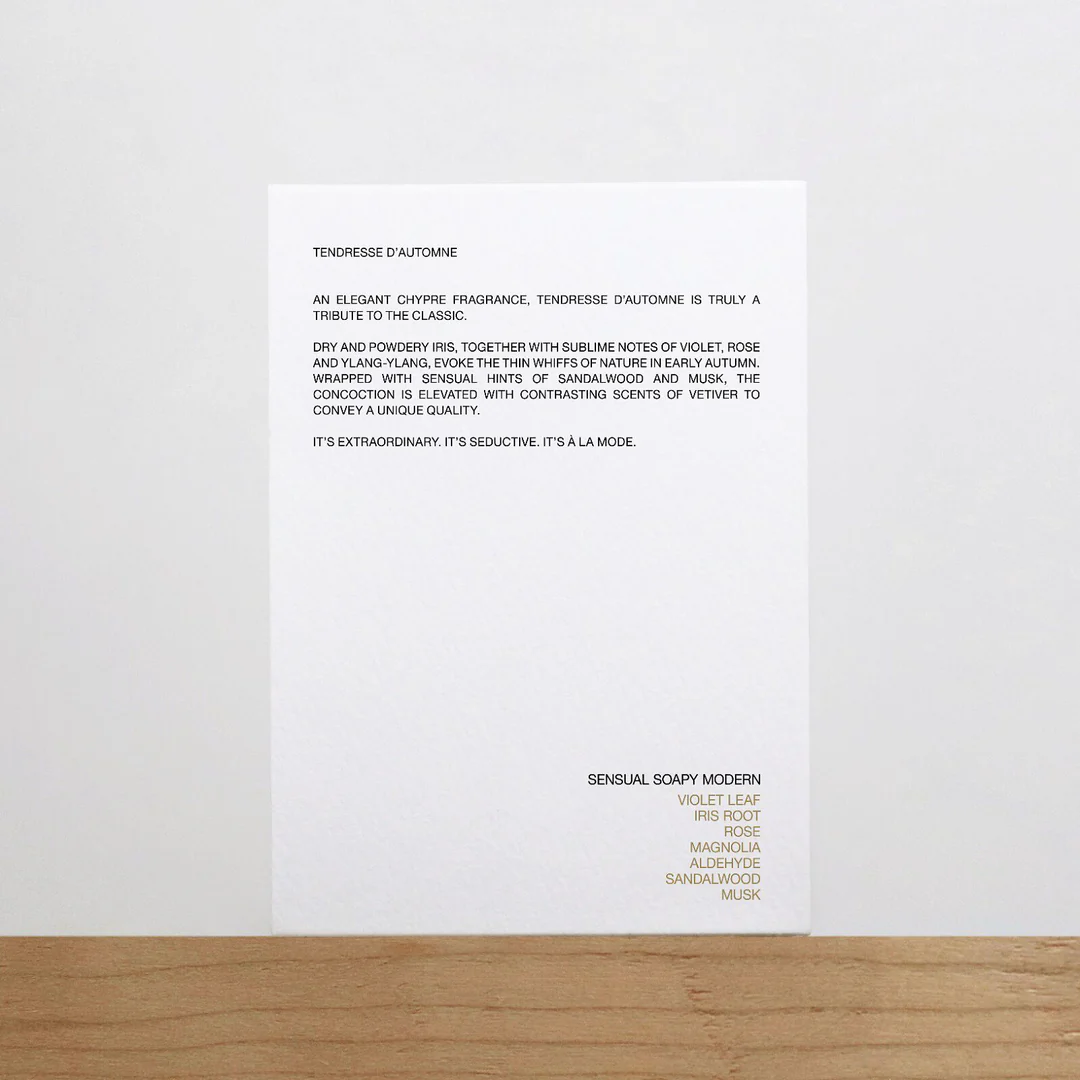 TENDRESS D'AUTOMNE 50 ML