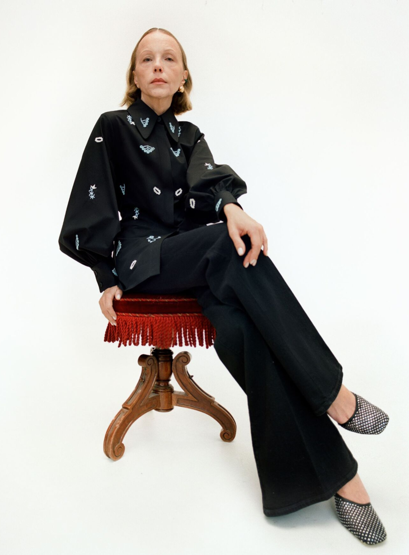 AFIA EMBROIDERED SHIRT 