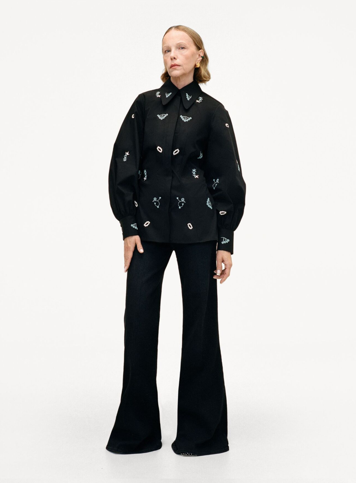 AFIA EMBROIDERED SHIRT 