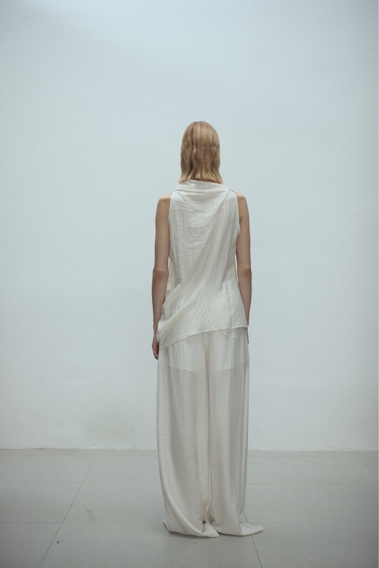 AMANI WIDE LEG TROUSERS OAT