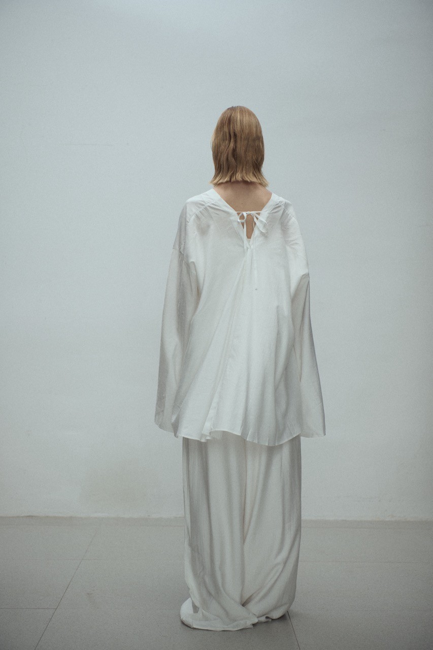 AMANI WIDE LEG TROUSERS OAT