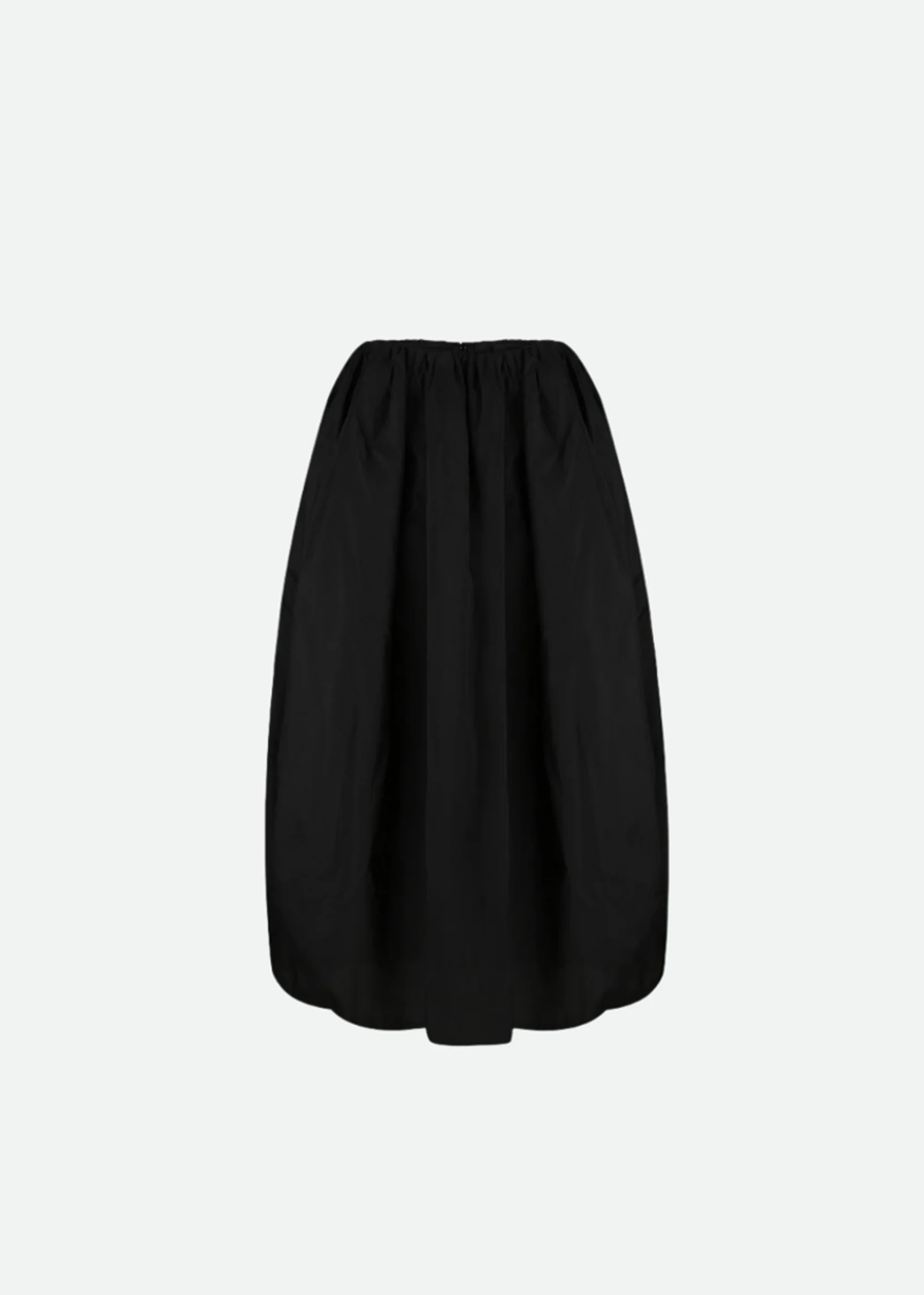 BALLOON LONG SKIRT BLACK