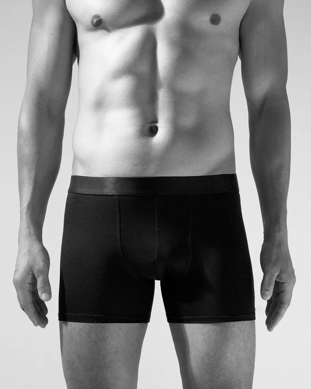 M - BOXER BRIEF BLACK