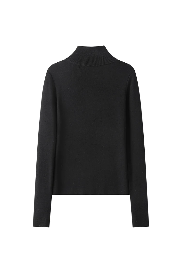 CAPRI ZIPPER TANK IN BLACK