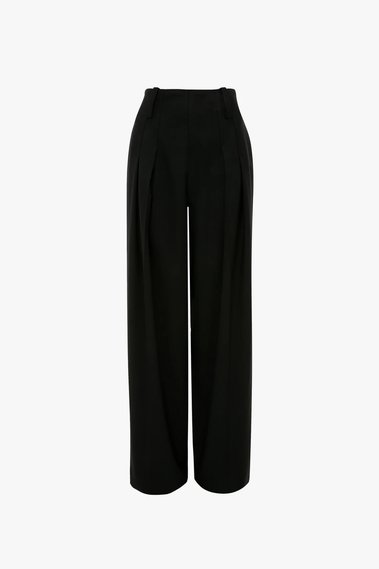 HIGH WAIST CINCH TROUSER IN BLACK 