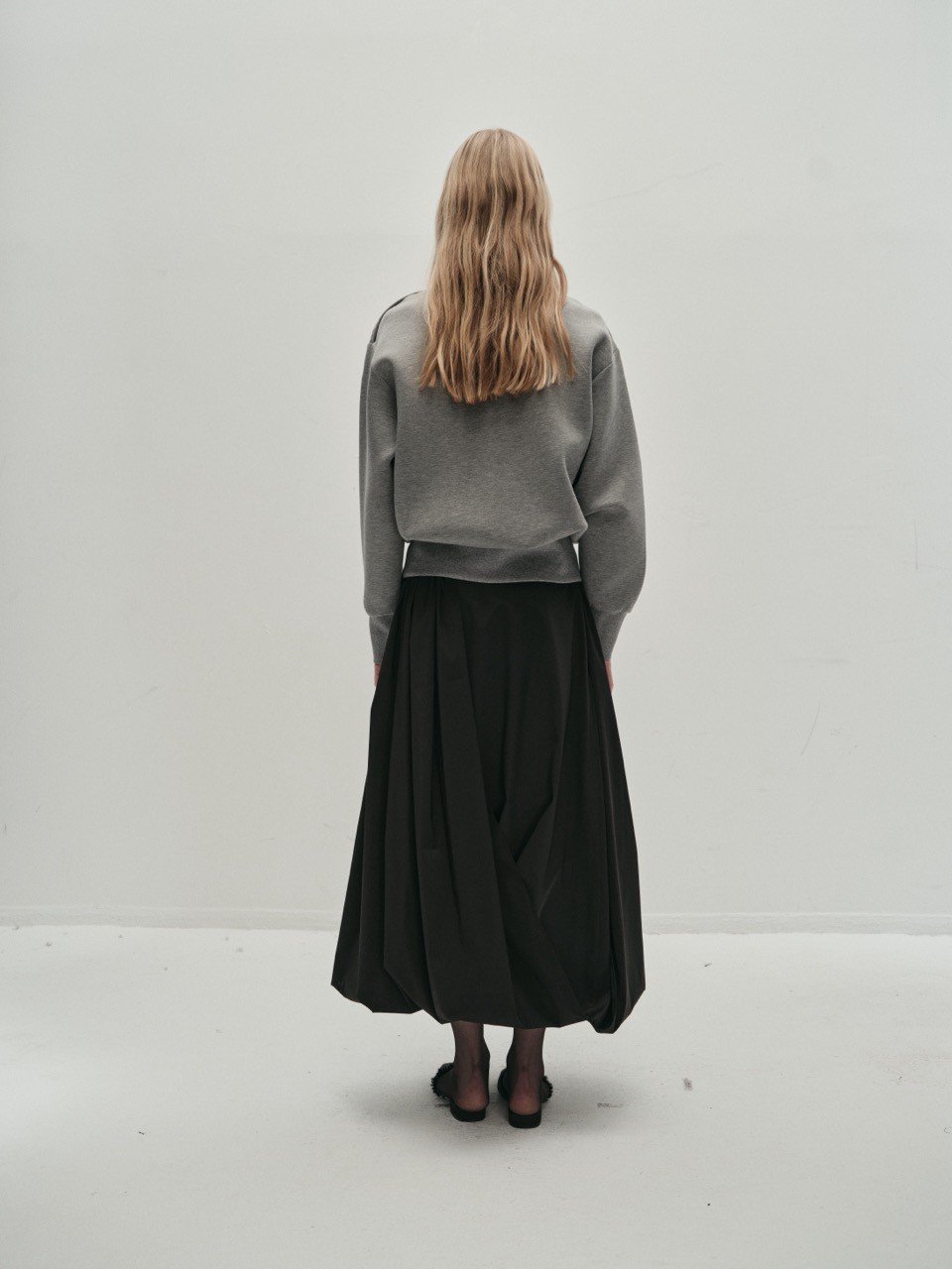 JULIET BALOON SKIRT IN BLACK