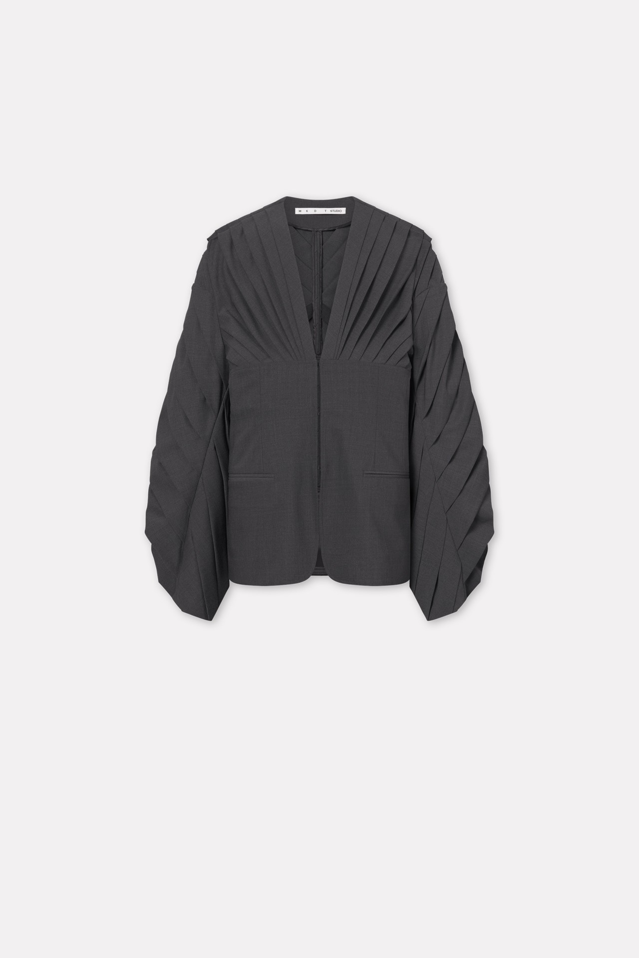 JUNO JACKET IN DARK GREY MELANGE
