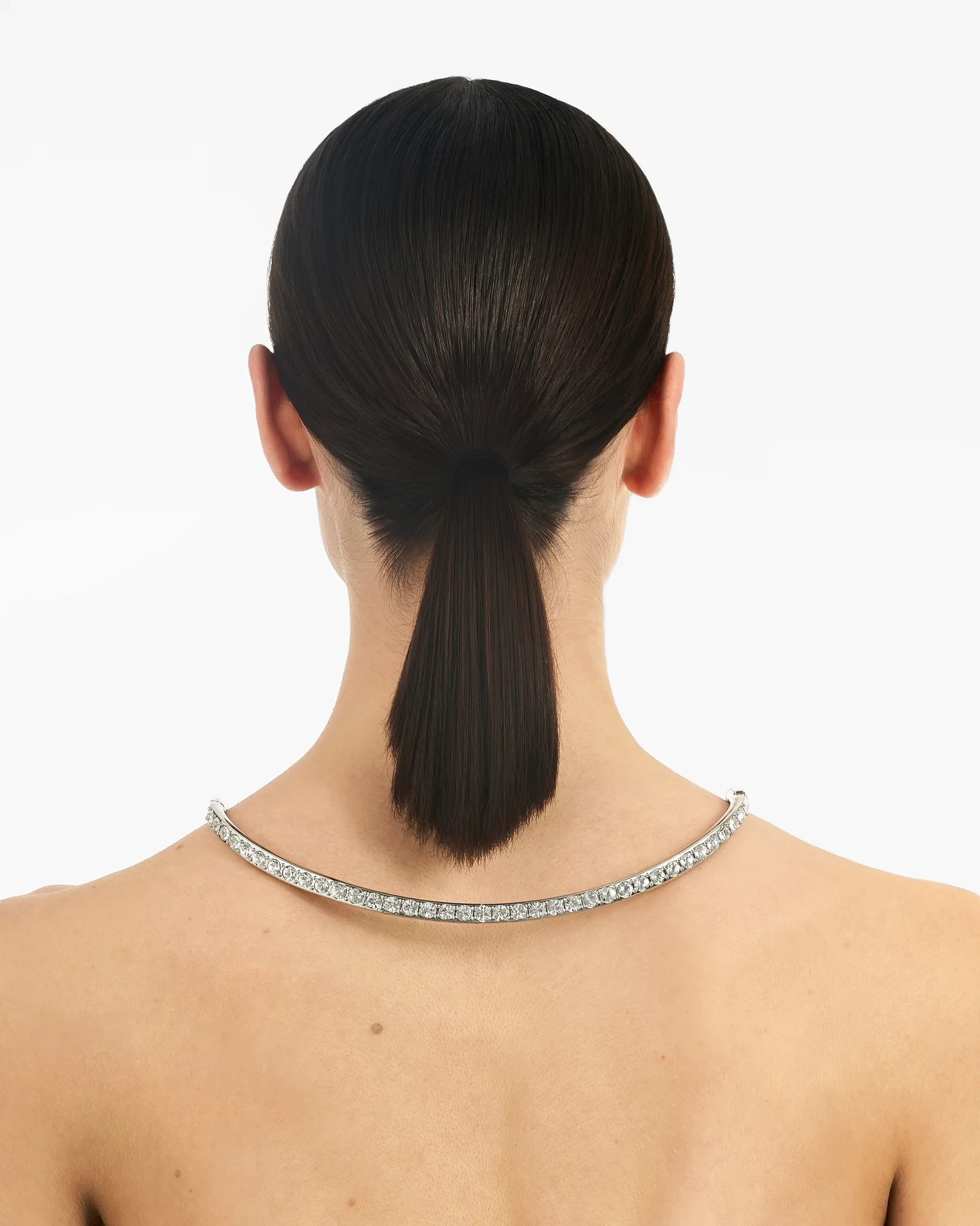 LINE NECKLACE IN SILVER 