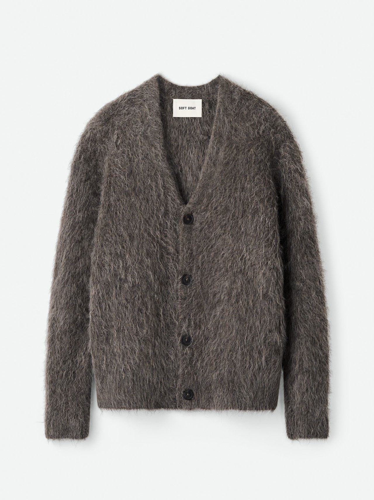 MEN'S ALPACA CARDIGAN WOOD