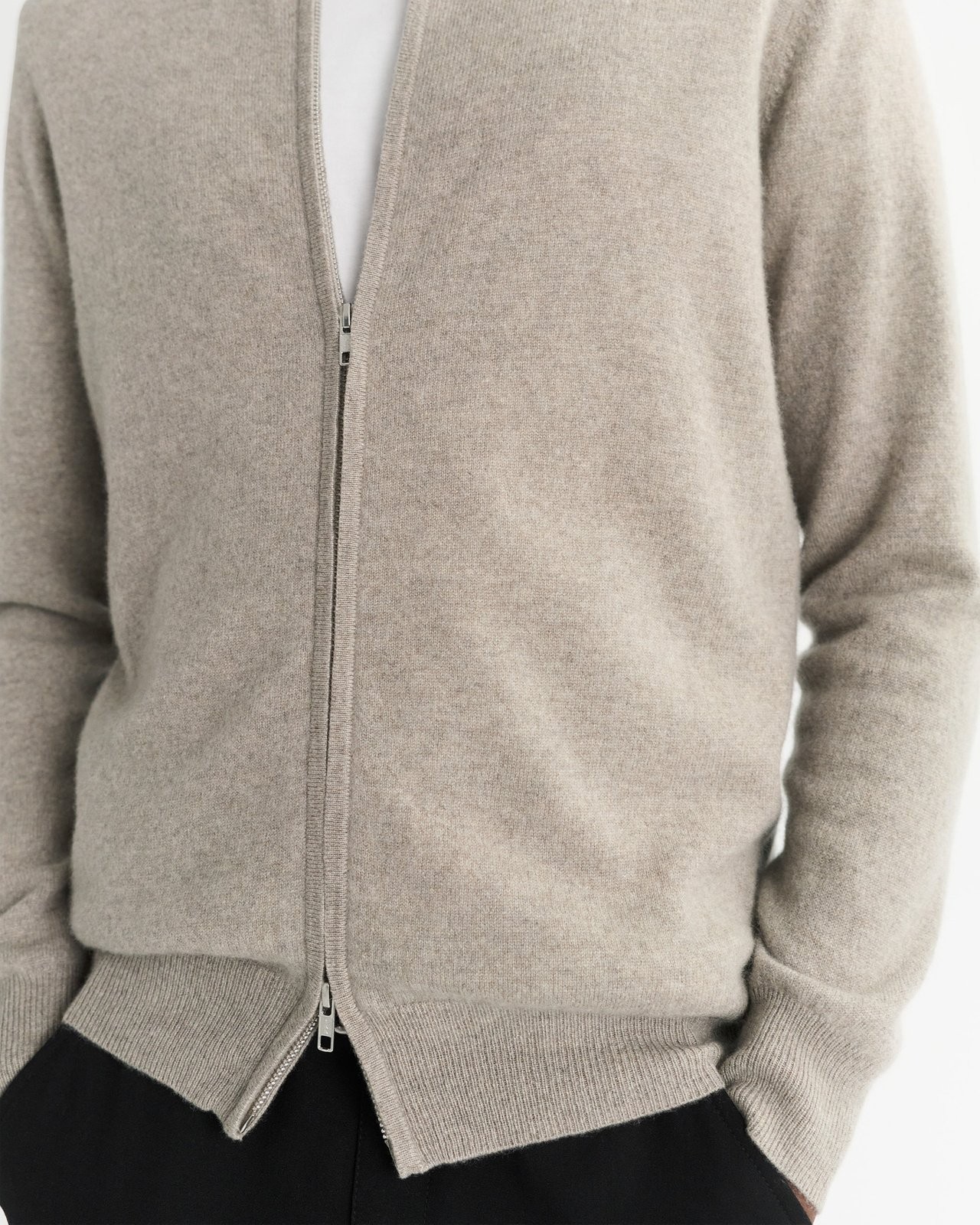 MEN'S FULL ZIP GREIGE