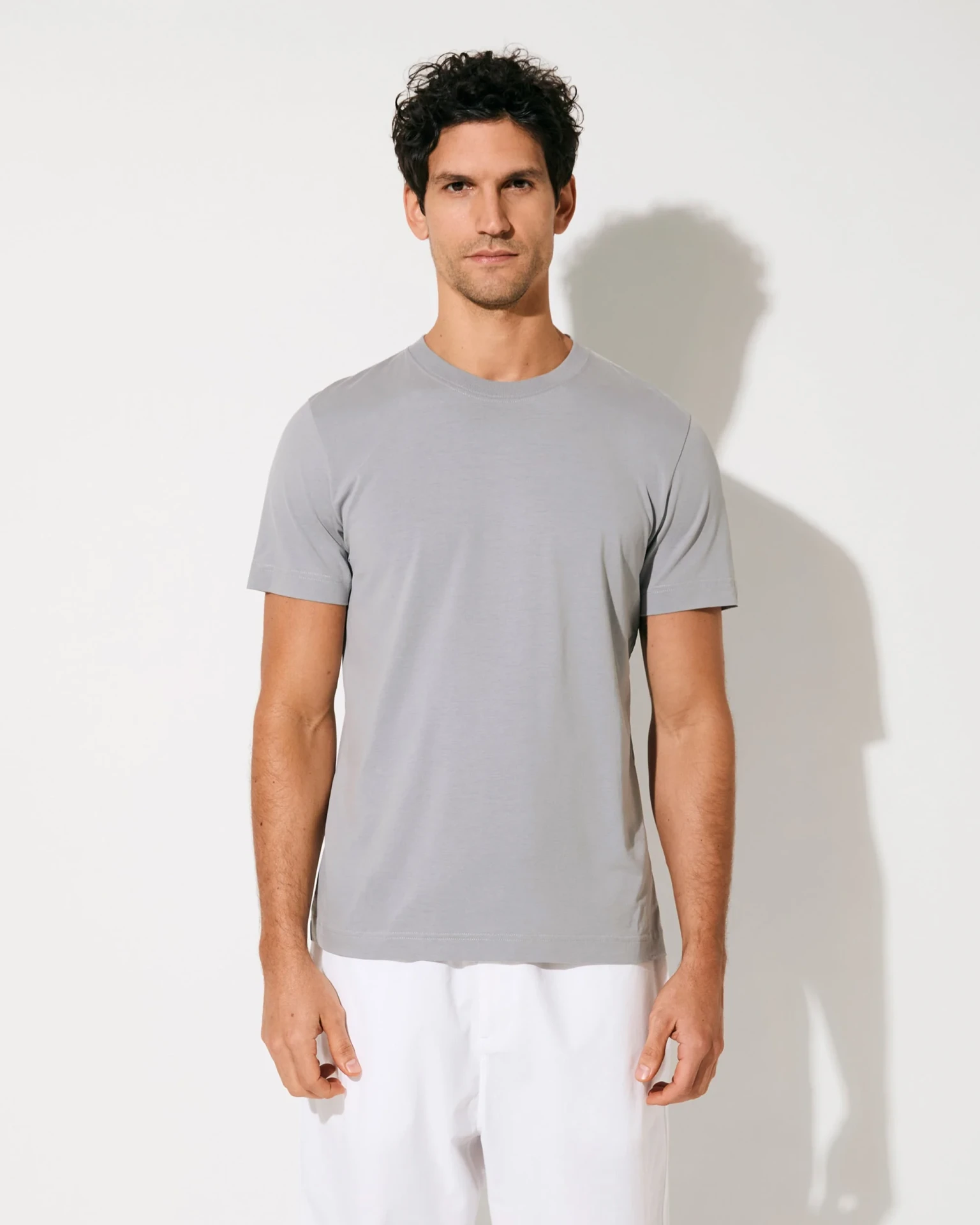 M - MIDWEIGHT T-SHIRT  CEMENT