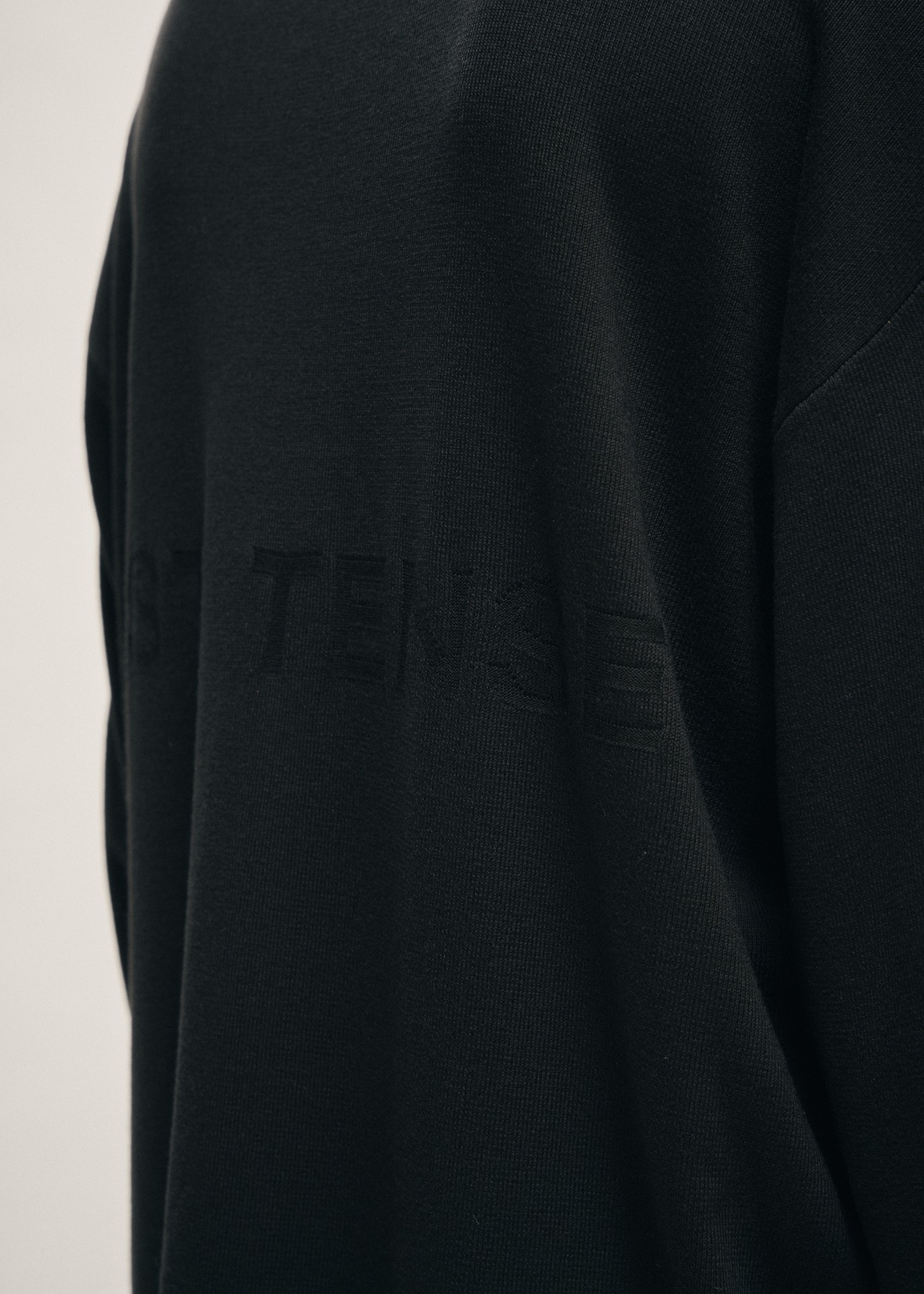 MILANO KNIT MOCKNECK SWEATER BLACK 