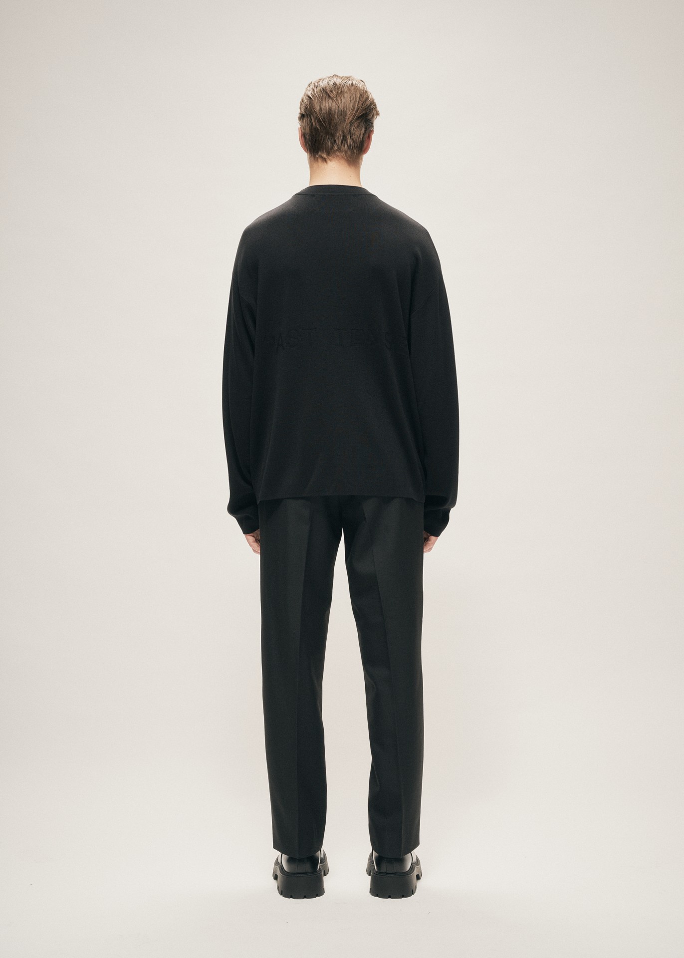 MILANO KNIT MOCKNECK SWEATER BLACK 