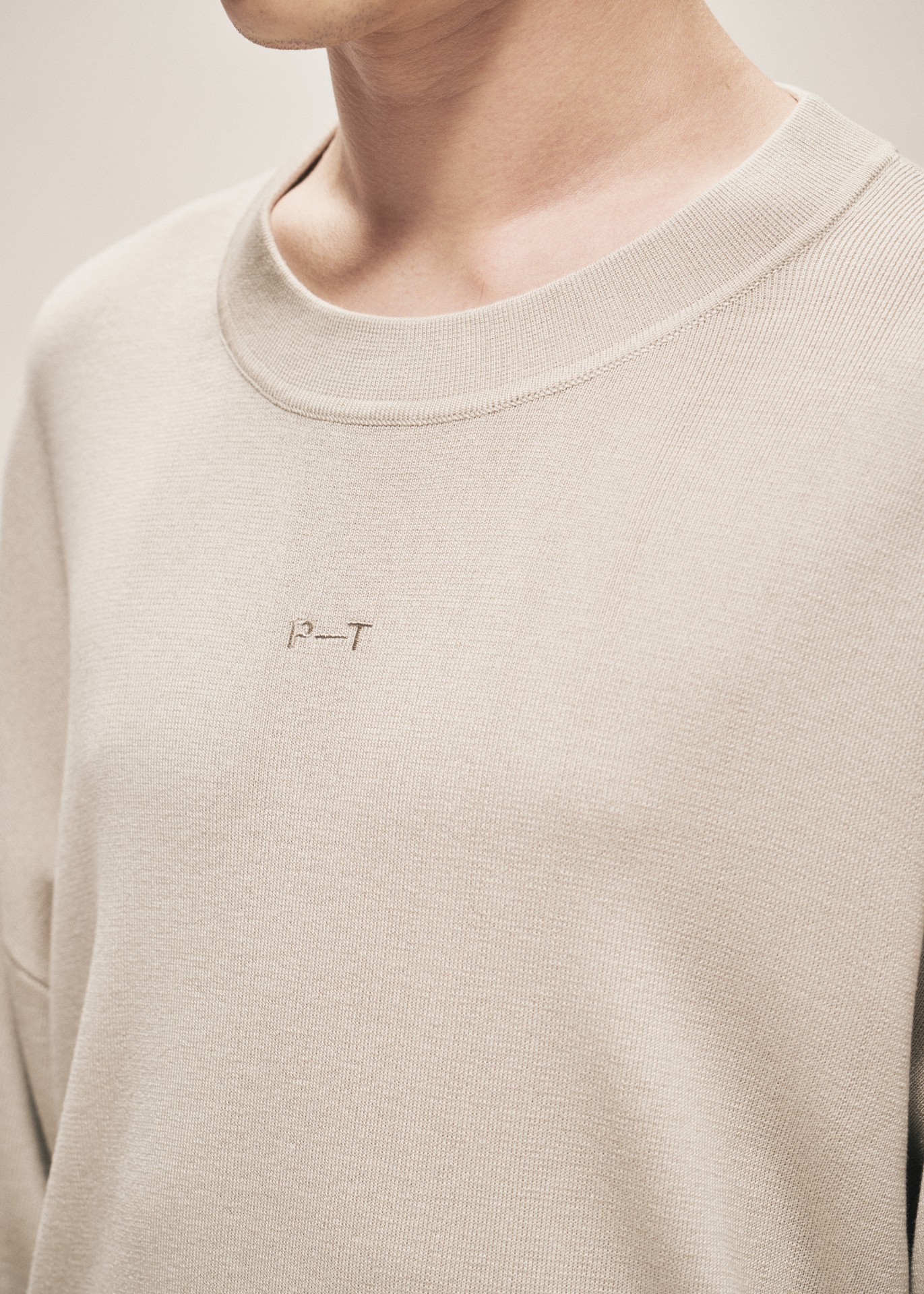 MILANO KNIT MOCKNECK SWEATER LIGHT KHAKI