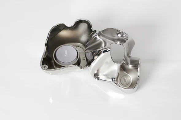 OIL BURNER IN SILVER