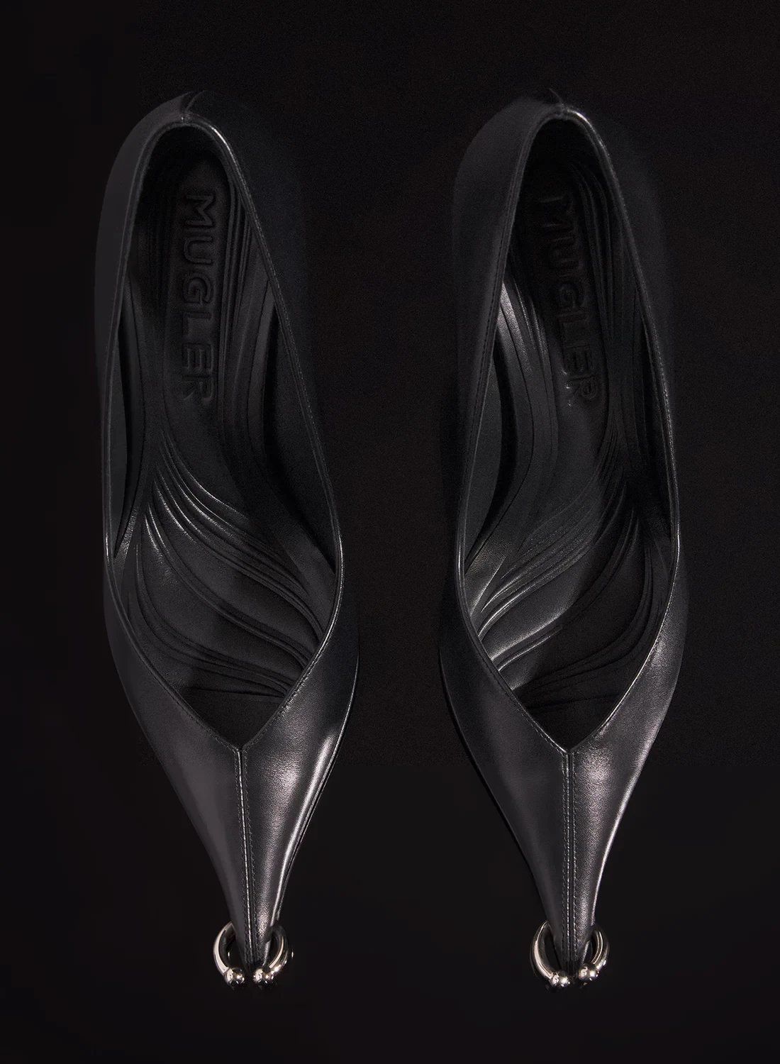 PIERCING PUMP NAPPA BLACK 