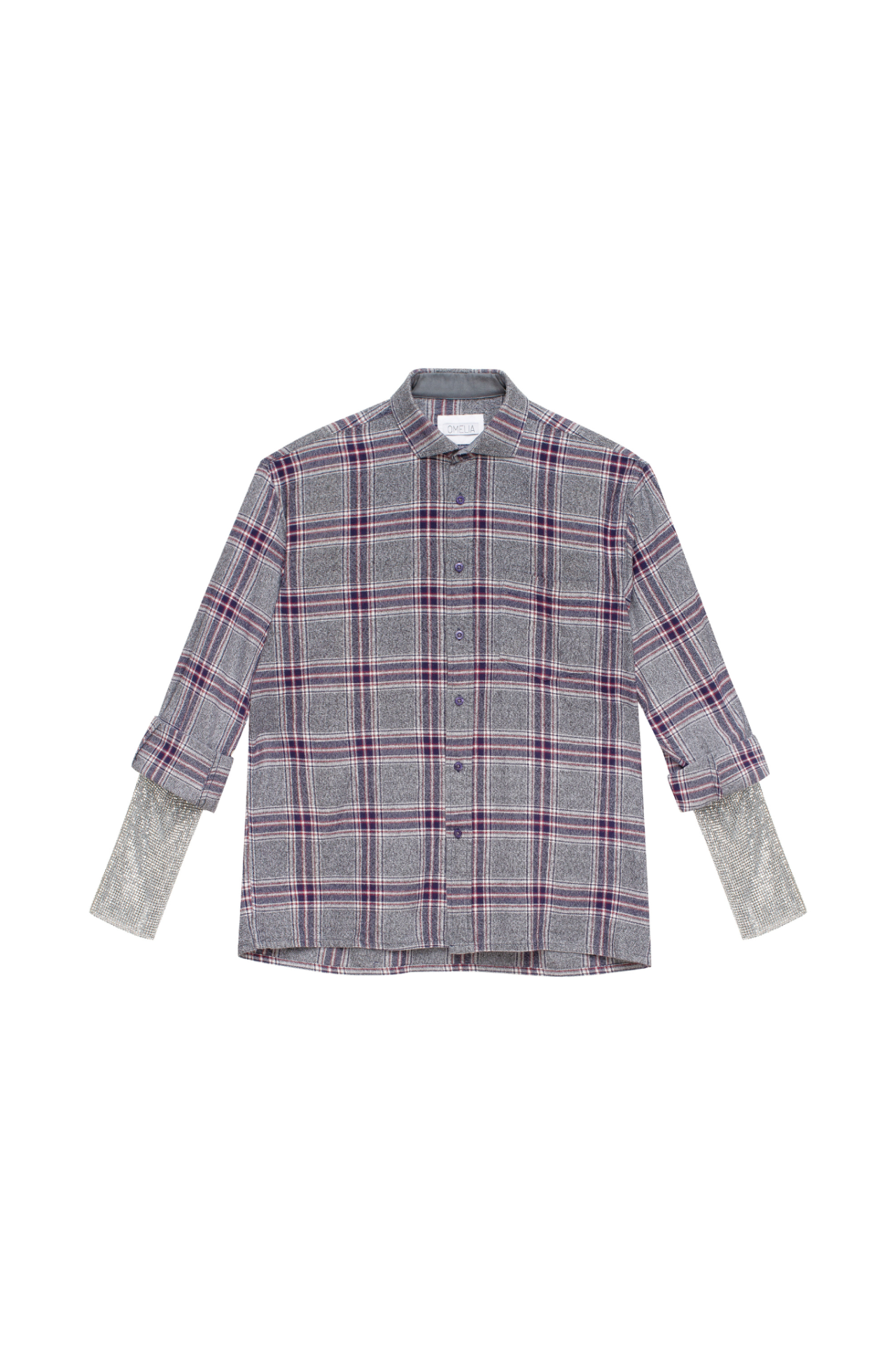 REDESIGNED SHIRT 123 IN CHECKERED RED