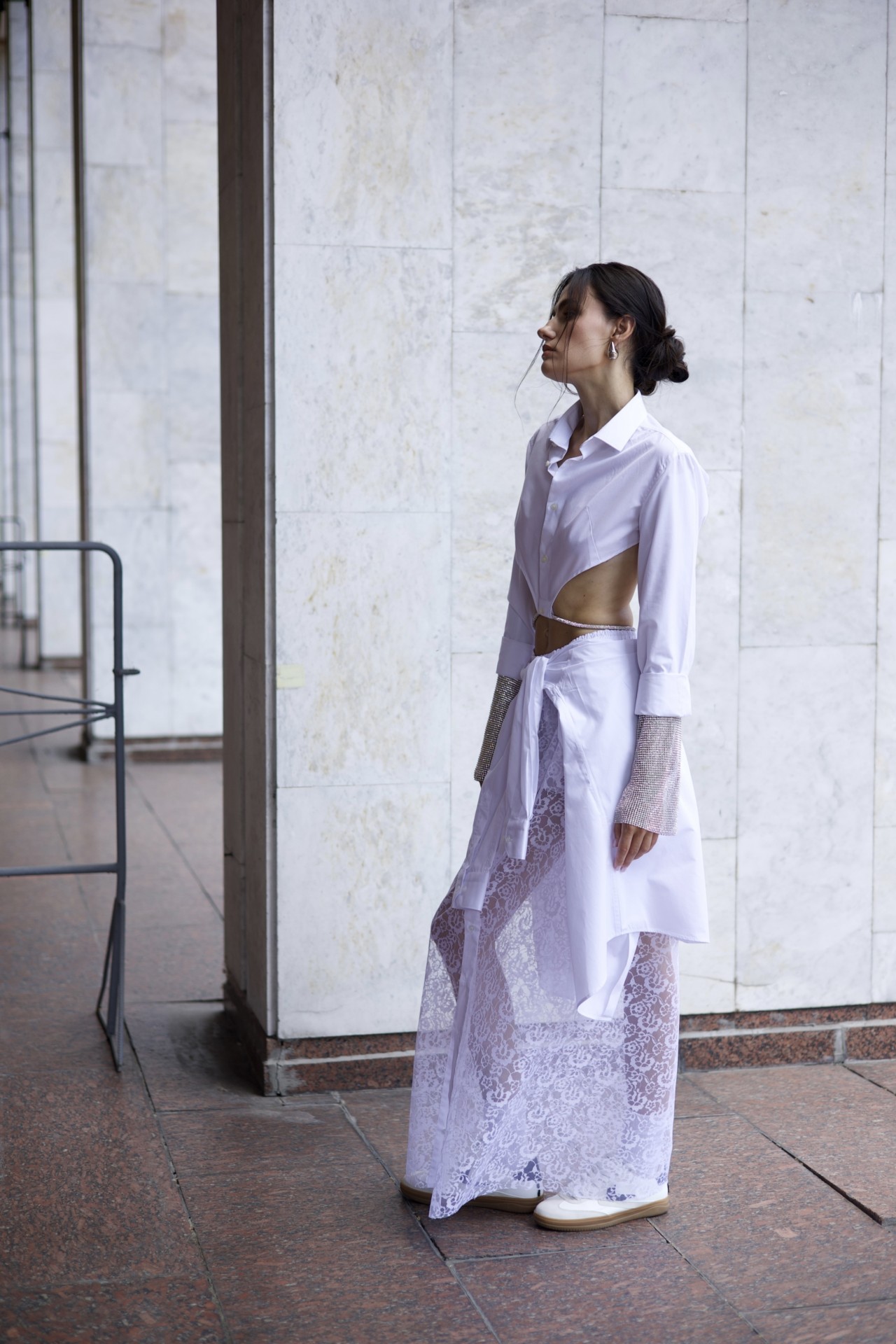 REDESIGNED SHIRT 154 IN WHITE