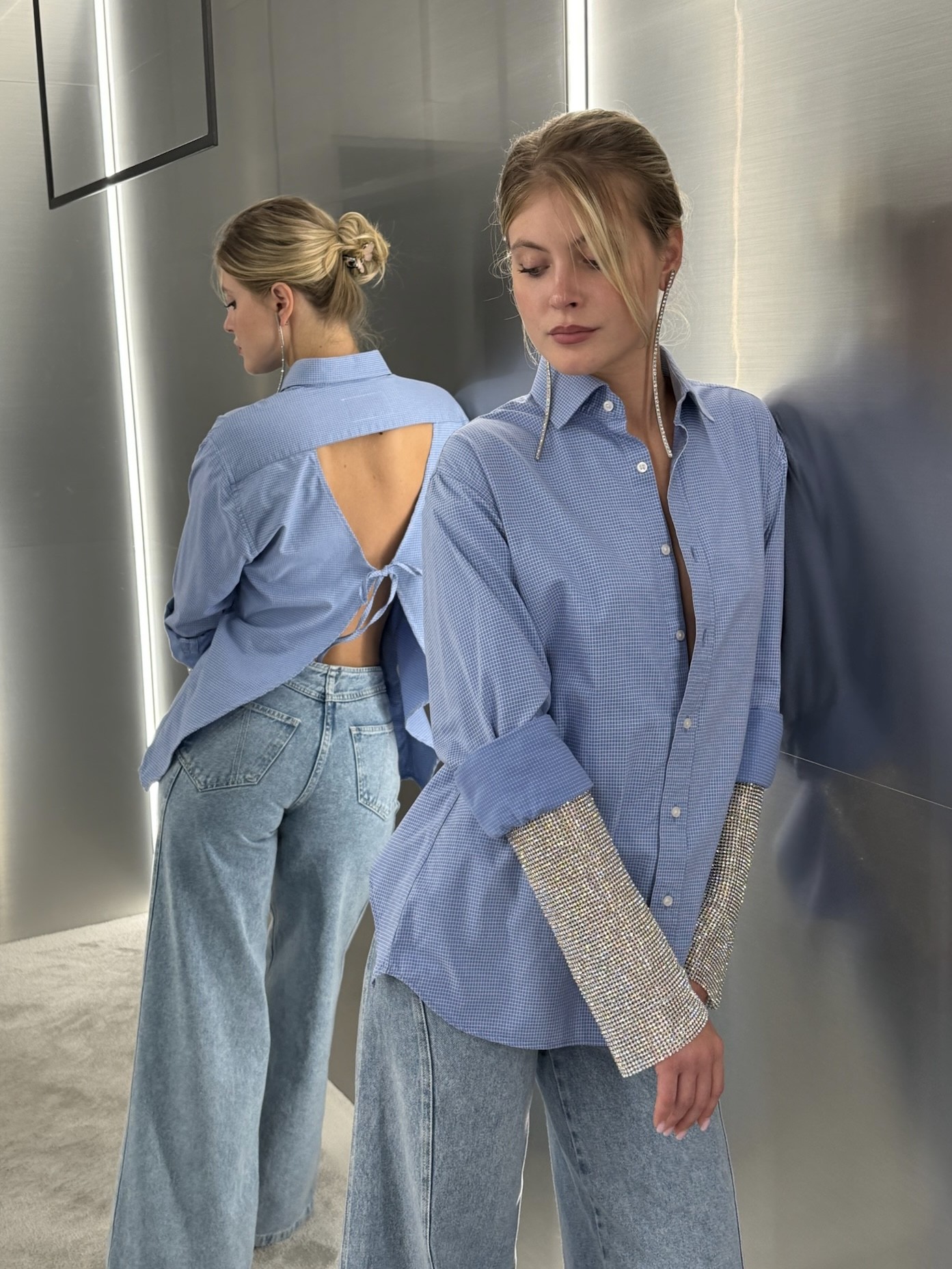 REDESIGNED SHIRT 156 IN BLUE CELL