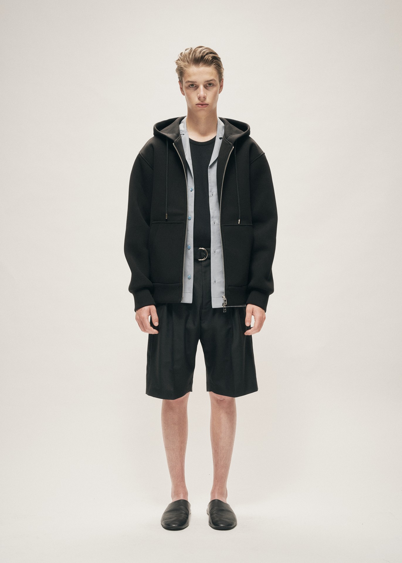 SCUBA HOODED SWEATSHIRT BLACK